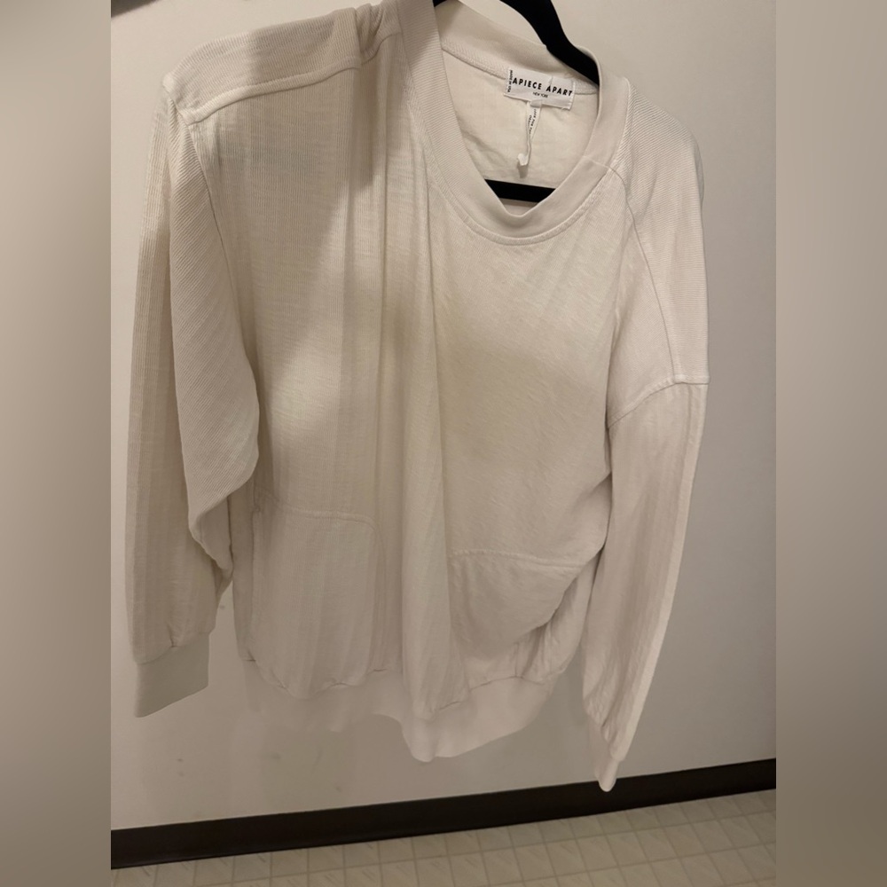 Apiece Apart Crew Neck Organic Cotton Top